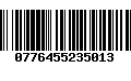 Código de Barras 0776455235013