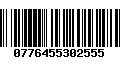 Código de Barras 0776455302555