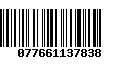 Código de Barras 077661137838