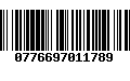 Código de Barras 0776697011789