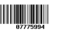 Código de Barras 07775994