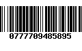 Código de Barras 0777709485895
