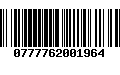 Código de Barras 0777762001964