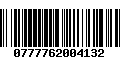 Código de Barras 0777762004132