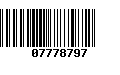 Código de Barras 07778797