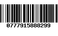 Código de Barras 0777915888299
