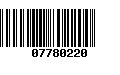 Código de Barras 07780220