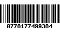 Código de Barras 0778177499384