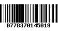 Código de Barras 0778370145019