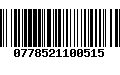 Código de Barras 0778521100515