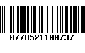 Código de Barras 0778521100737