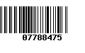 Código de Barras 07788475