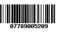 Código de Barras 07789005209