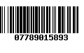 Código de Barras 07789015893