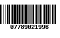 Código de Barras 07789021996