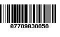 Código de Barras 07789038858