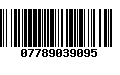 Código de Barras 07789039095