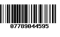 Código de Barras 07789044595