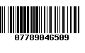 Código de Barras 07789046509