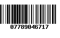 Código de Barras 07789046717