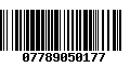Código de Barras 07789050177