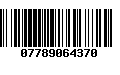 Código de Barras 07789064370