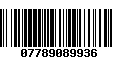 Código de Barras 07789089936