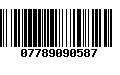 Código de Barras 07789090587