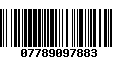 Código de Barras 07789097883