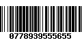 Código de Barras 0778939555655