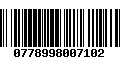 Código de Barras 0778998007102