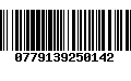 Código de Barras 0779139250142