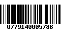 Código de Barras 0779140005786