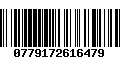 Código de Barras 0779172616479