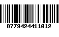 Código de Barras 0779424411012
