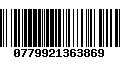 Código de Barras 0779921363869