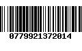 Código de Barras 0779921372014