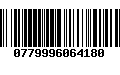 Código de Barras 0779996064180