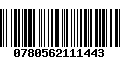 Código de Barras 0780562111443
