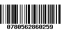 Código de Barras 0780562860259