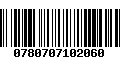 Código de Barras 0780707102060