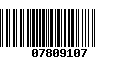 Código de Barras 07809107