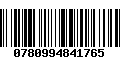 Código de Barras 0780994841765