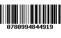 Código de Barras 0780994844919