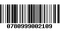 Código de Barras 0780999002109