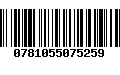 Código de Barras 0781055075259