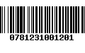 Código de Barras 0781231001201