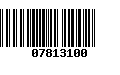 Código de Barras 07813100