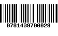 Código de Barras 0781439700029