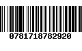 Código de Barras 0781718782920